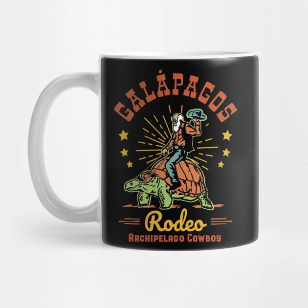 Galapagos Rodeo - Archipelago Cowboy by Graphic Duster